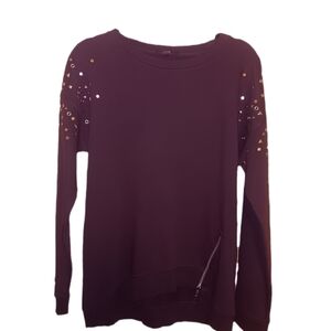 Joe's Jeans Burgundy Knit Top